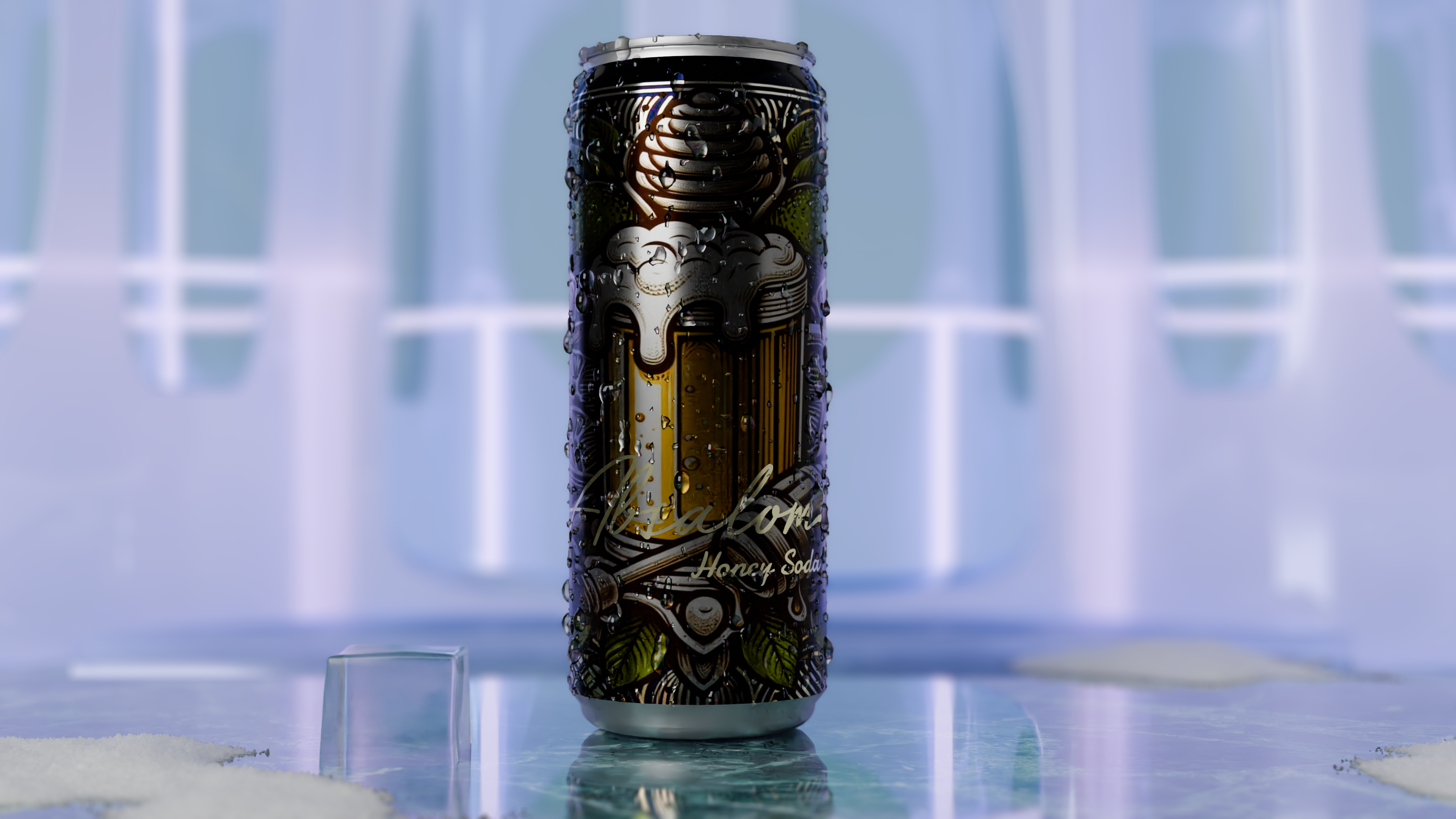 Honey Soda Absalom - Design & Rendu 3D